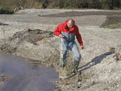 Hr. Kraus, Umweltamt: Hier gr�bt der Chef selbst